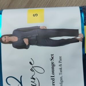 Live2Lounge Women's 3-piece Lounge Set cottage Soft Textured Cable Knit Fabric